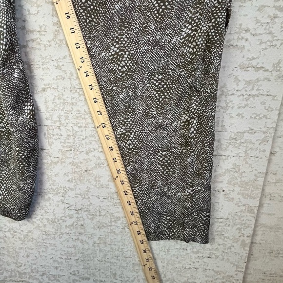 Joie 100% Silk Pants Animal Print Sz 8 Old Money Quiet Luxury Capsule - Picture 16 of 16